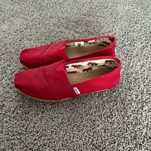 TOMS - red, size 7.5